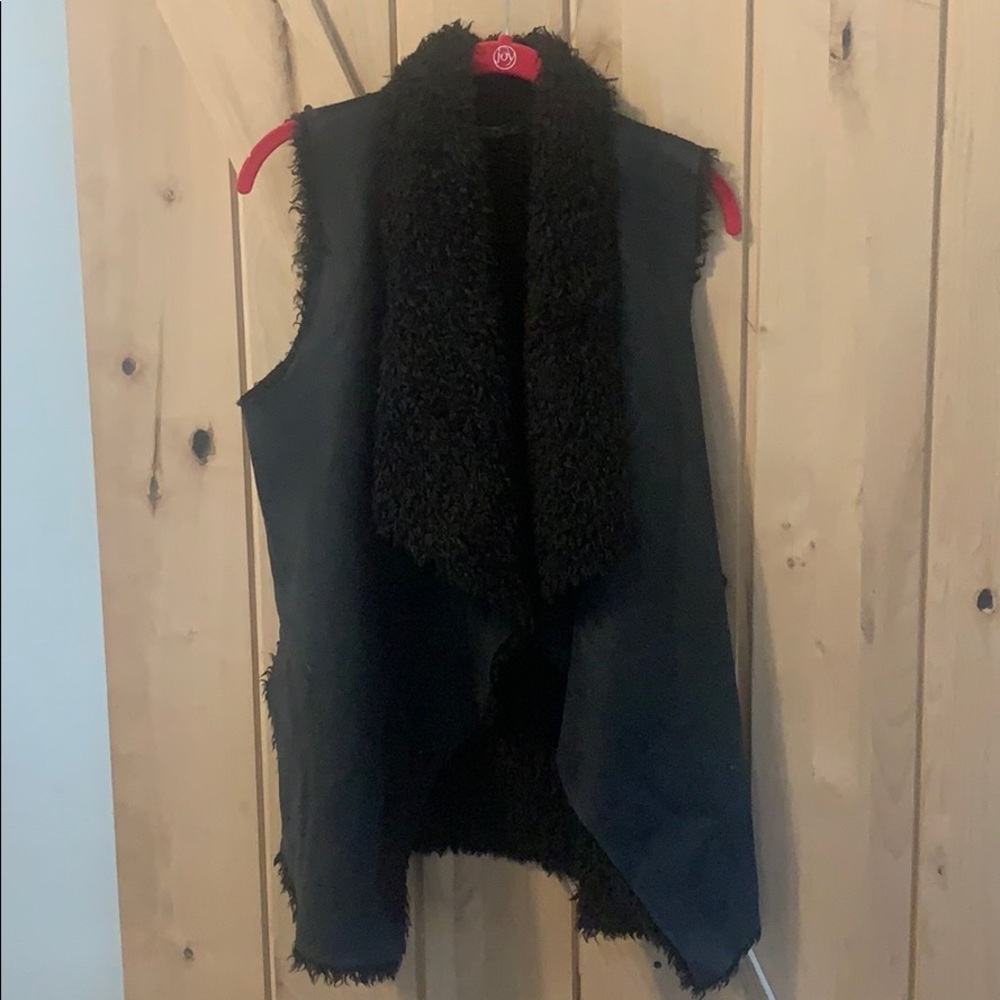 Faux Sherpa vest
